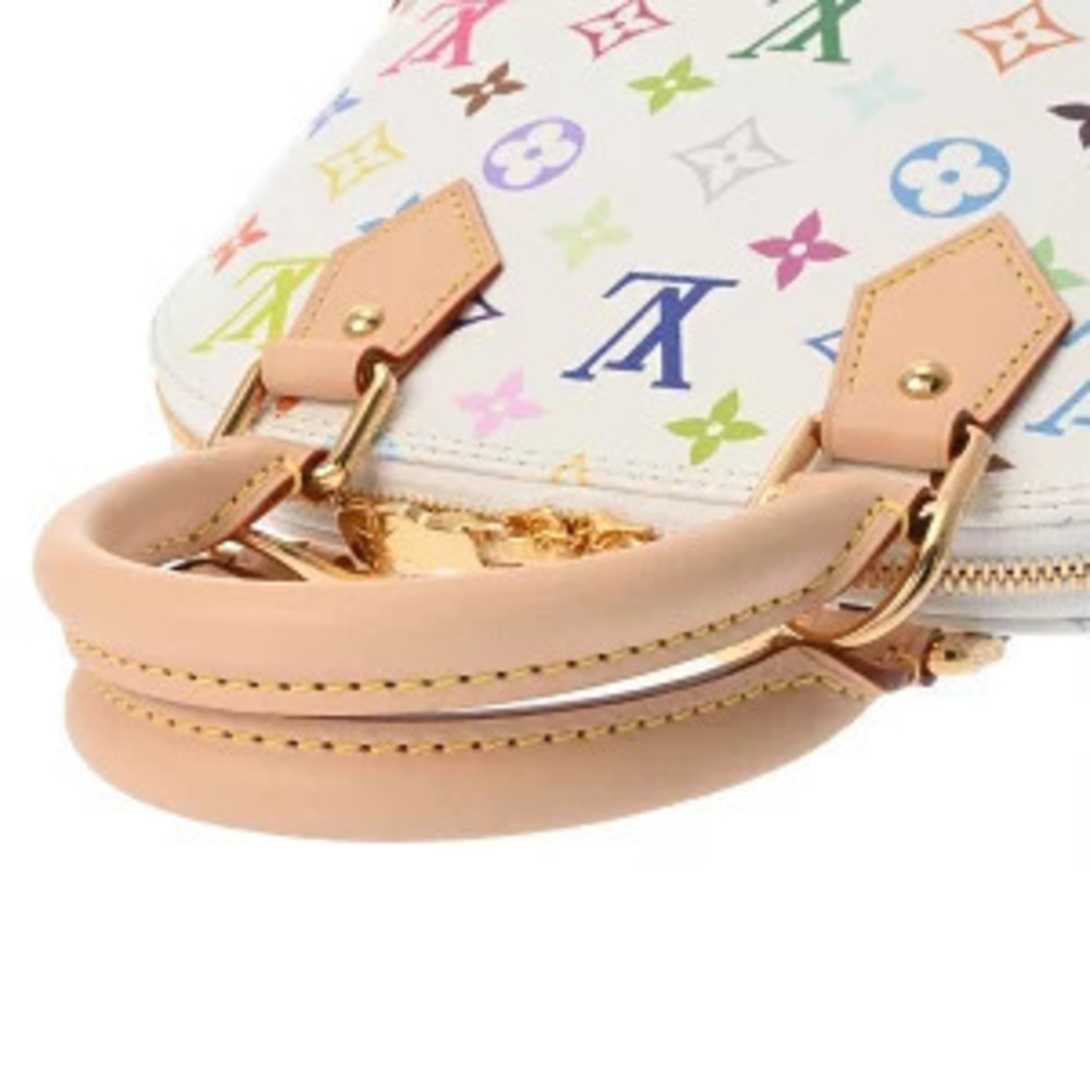 Louis Vuitton Multicolor Monogram Alma TM LV Handbag Canvas White - Picture 3 of 7